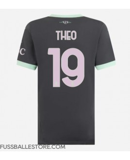 Günstige AC Milan Theo Hernandez #19 3rd trikot Damen 2024-25 Kurzarm